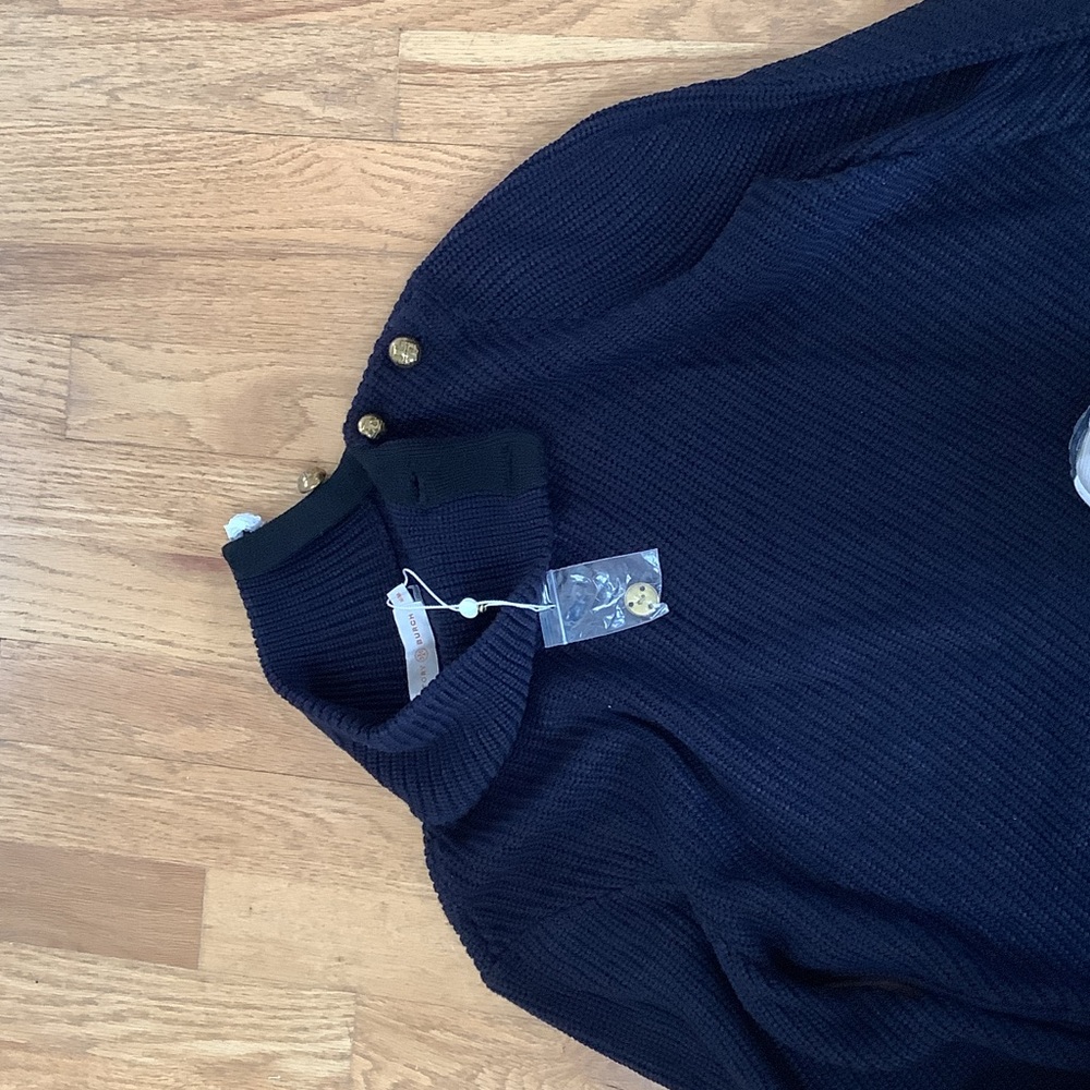 Tory Burch Navy sweater dress - Picture 2 of 3